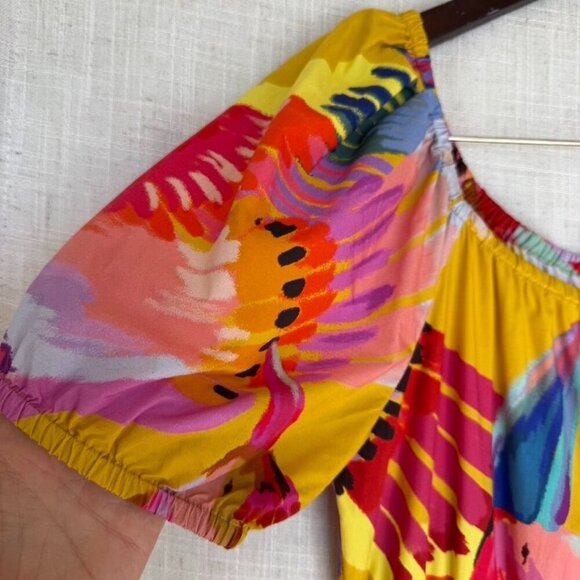 FARM Rio Multicolor Off-Shoulder Maxi Dress - Picture 6 of 16